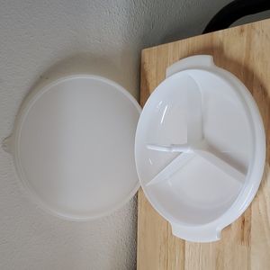Vintage Tupperware #608-12 Relish Divider Tray